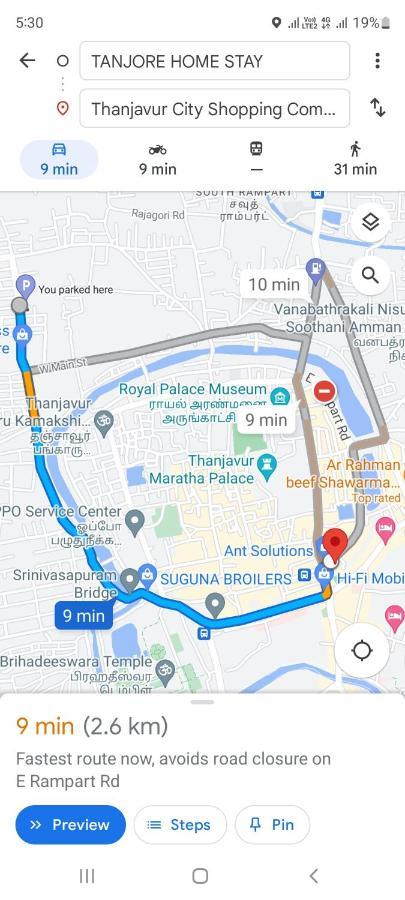 Tanjore Home Stay Thanjavur Eksteriør billede