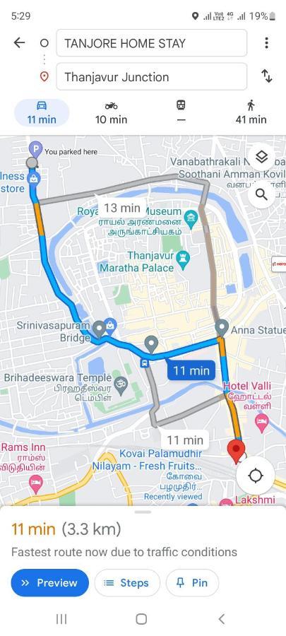 Tanjore Home Stay Thanjavur Eksteriør billede